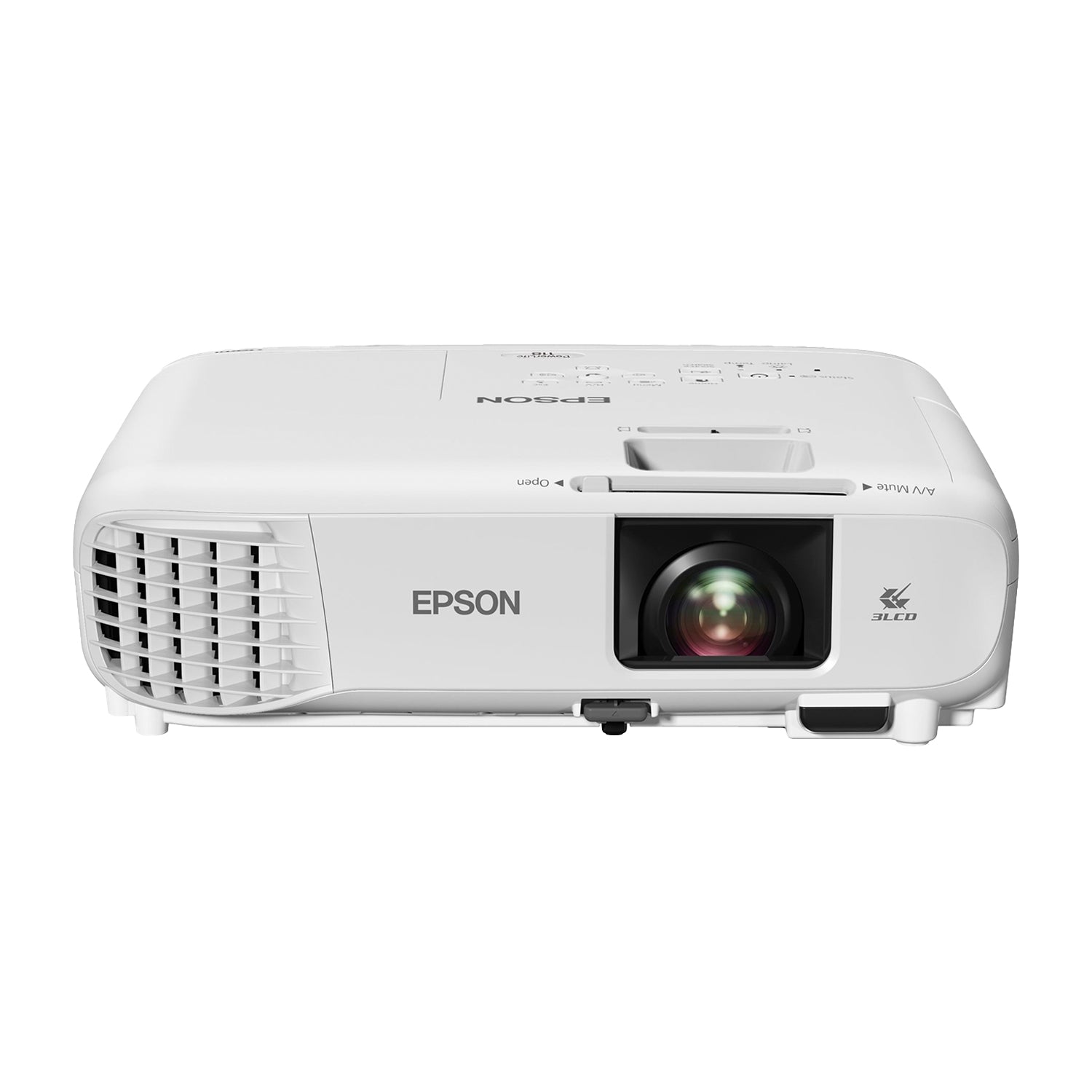 Proyector LED Epson PowerLite 118 3LCD XGA 3800 Lumenes Contraste 16000:1 con Dial HDMI/USB/RJ45