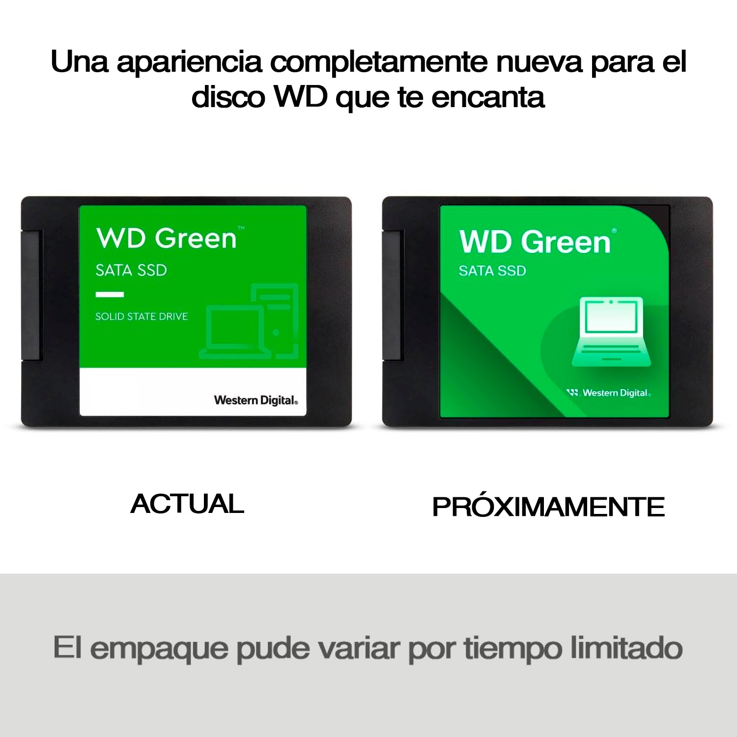 Disco Solido SSD Interno WD Green 1TB SATA III 6Gb/s 545MB/s