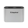 Lector Tarjetas Kingston WORKFLOW microSDx2 READER USB3.2 microSDHC/SDXC UHS-I/II Tipo-C [ WFS-SDC ] | Lifemax