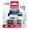 Pendrive USB 3.0 128GB Maxell Flix Diseño Retractil Compatible MAC y Windows Rapida Transferencia