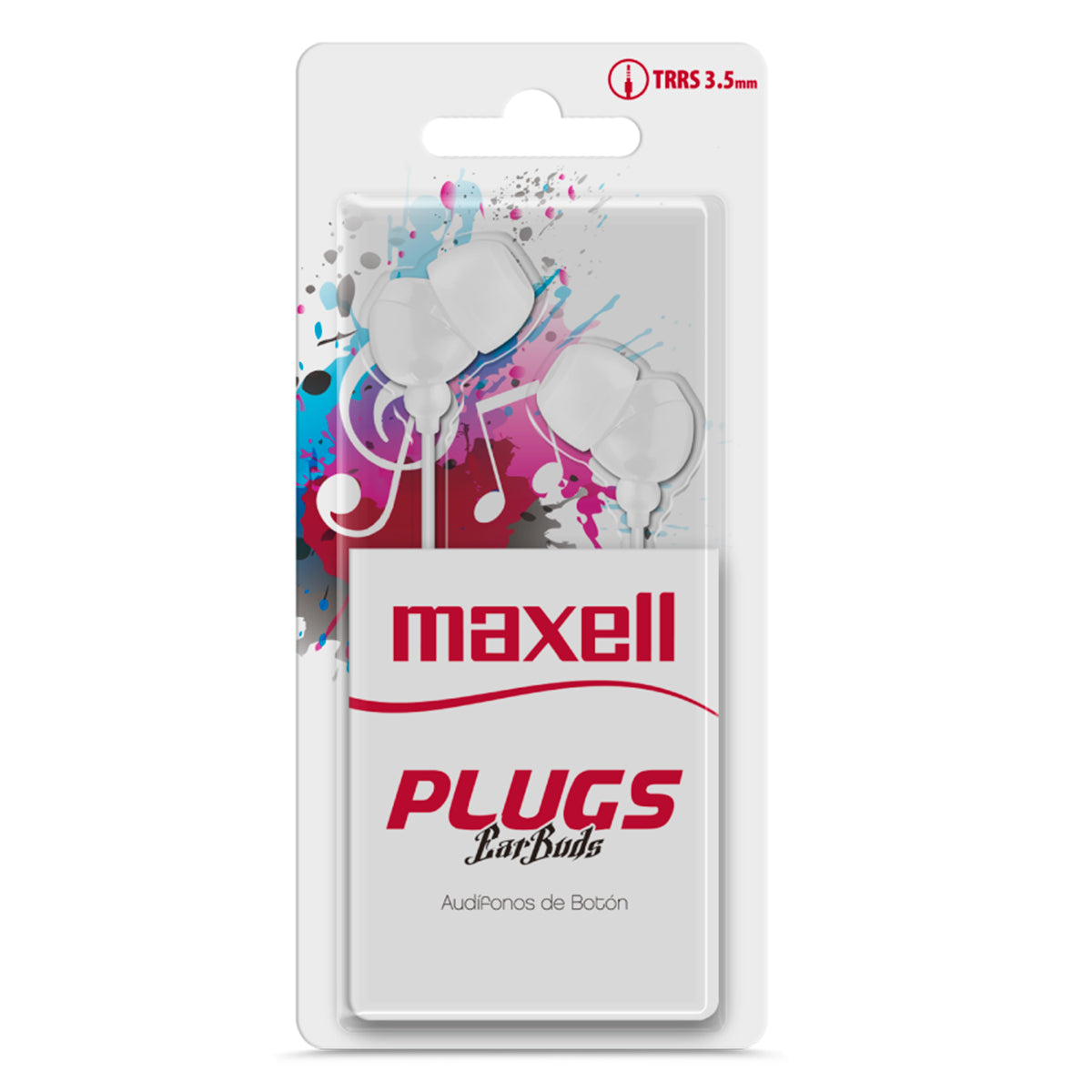 Audifonos IN-225 Maxell Plugs Ear Buds TRS 3.5mm In-ear
