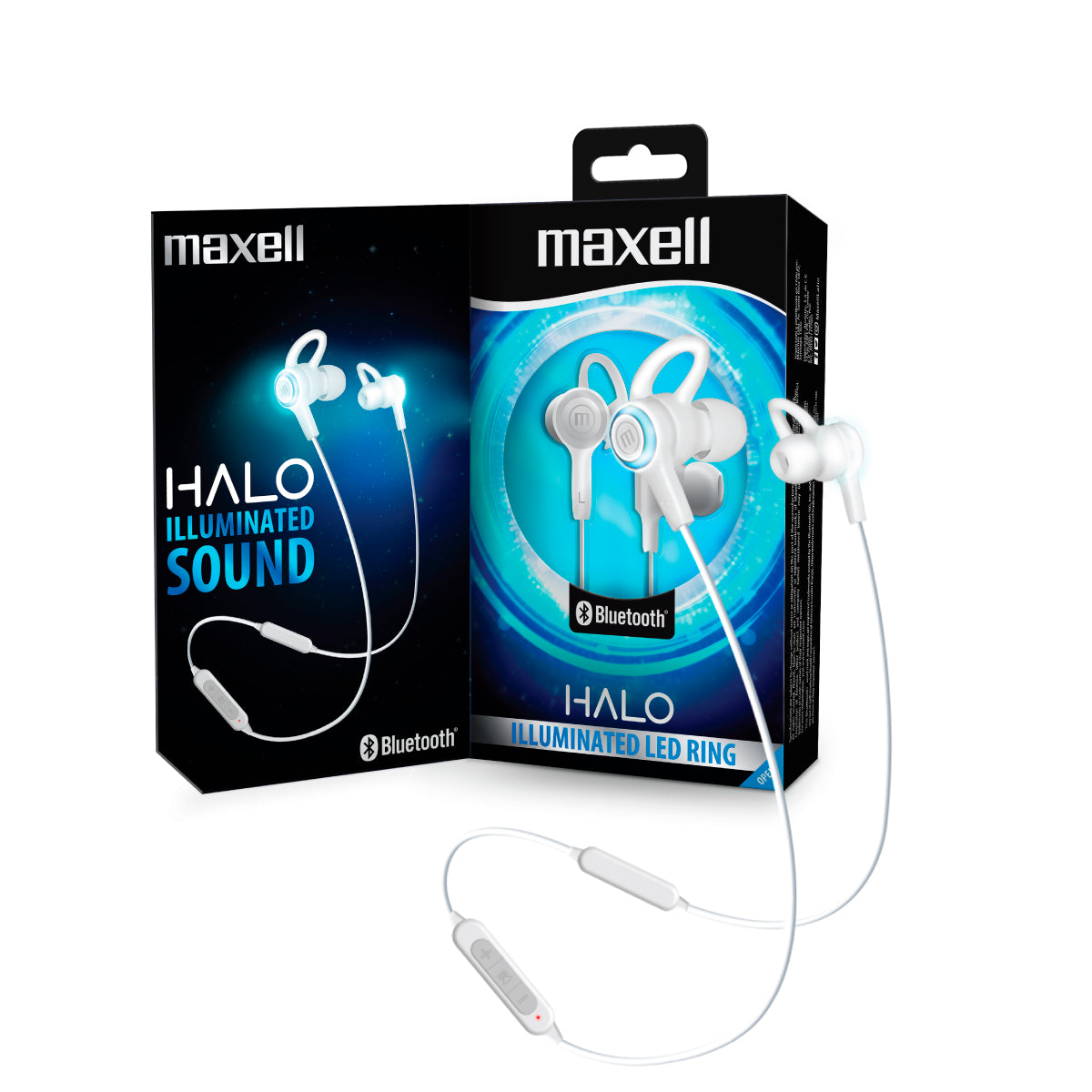 Audifonos Inalambricos EB-BT HALO Maxell Led Manos Libres